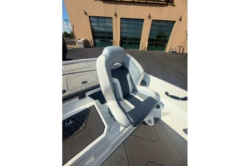 Slide: The Image of 2027 Nitro Z21 XL Pro boat seat with sleek design and modern upholstery. - 9