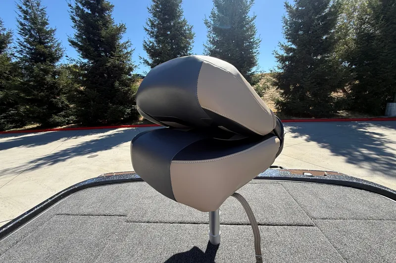 Slide: The Image of Fishing boat seat on a 2027 Nitro Z20 XL Pro, surrounded by trees. - 40