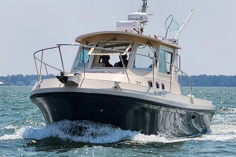 The Image of 2008 Albin 28 Tournament Express cruising on open water. - 0