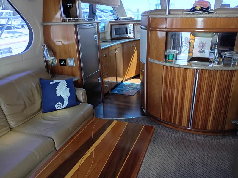 Slide: The Image of Carver Yachts 450 Voyager Pilothouse 2002 - 23