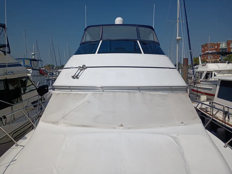 Slide: The Image of Carver Yachts 450 Voyager Pilothouse 2002 - 64