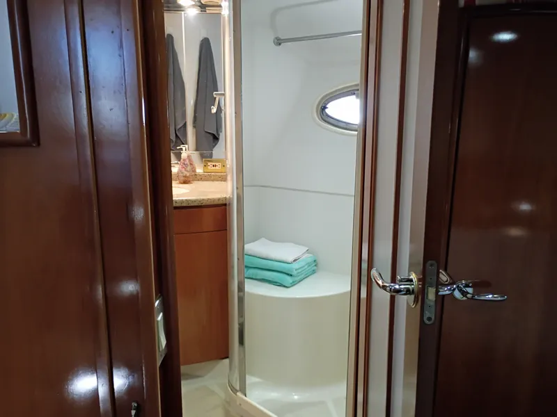 Slide: The Image of Carver Yachts 450 Voyager Pilothouse 2002 - 50