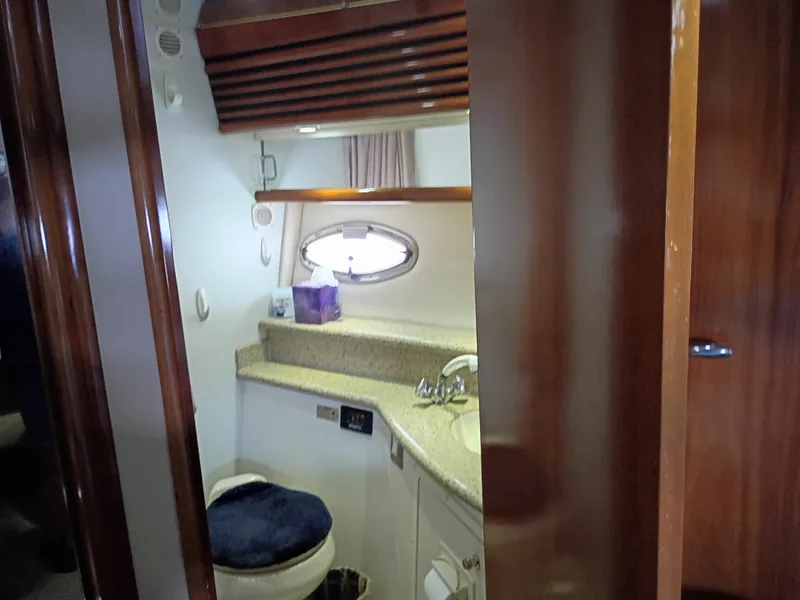 Slide: The Image of Carver Yachts 450 Voyager Pilothouse 2002 - 59