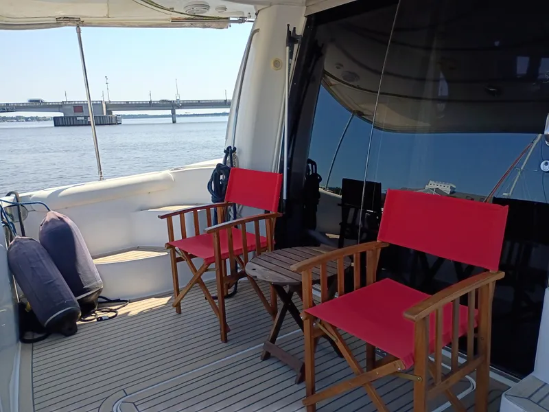 Slide: The Image of Carver Yachts 450 Voyager Pilothouse 2002 - 13