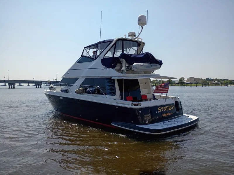Slide: The Image of Carver Yachts 450 Voyager Pilothouse 2002 - 1