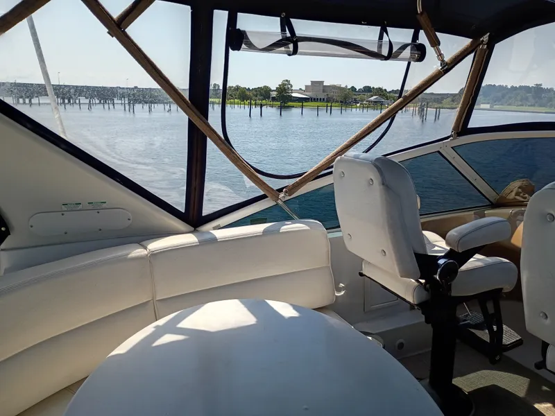 Slide: The Image of Carver Yachts 450 Voyager Pilothouse 2002 - 15