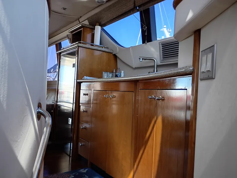 Slide: The Image of Carver Yachts 450 Voyager Pilothouse 2002 - 41