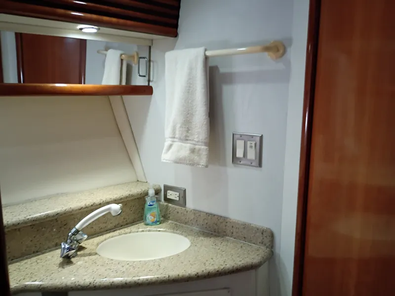 Slide: The Image of Carver Yachts 450 Voyager Pilothouse 2002 - 60