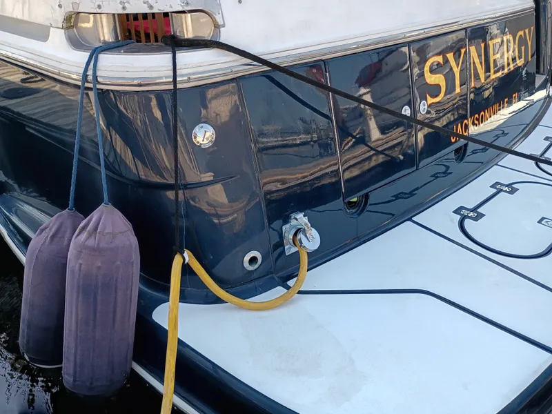 Slide: The Image of Carver Yachts 450 Voyager Pilothouse 2002 - 72