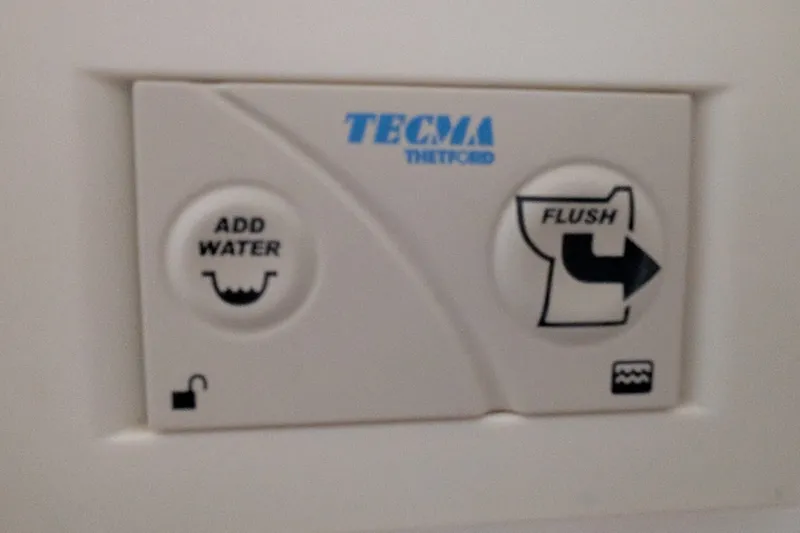 Slide: The Image of Control panel for Tecma toilet on 2010 Nordic Tug 32 boat. - 44