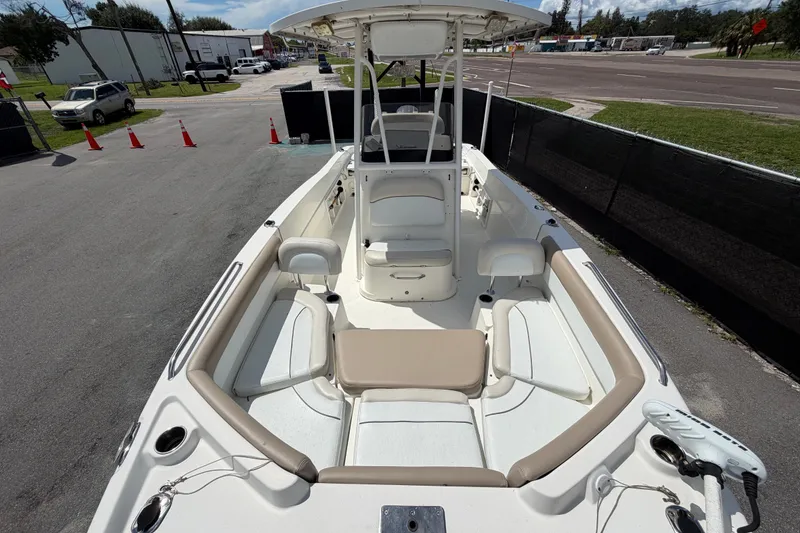 Slide: The Image of 2015 NauticStar 231 Coastal boat with spacious seating and modern design. - 50