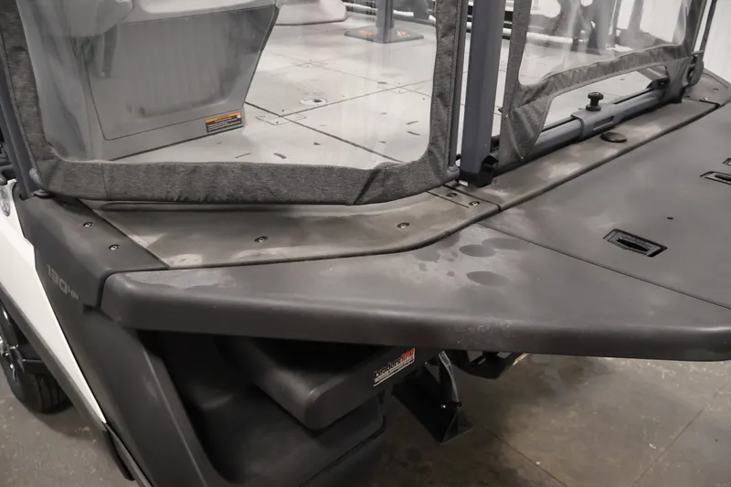 Slide: The Image of 2023 Sea-Doo Switch 16 deck detail, showcasing durable materials and design features. - 33