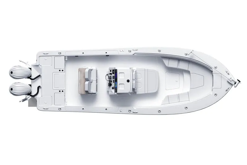 Slide: The Image of Vue aérienne du bateau Regulator 30XO, année 2026. - 14