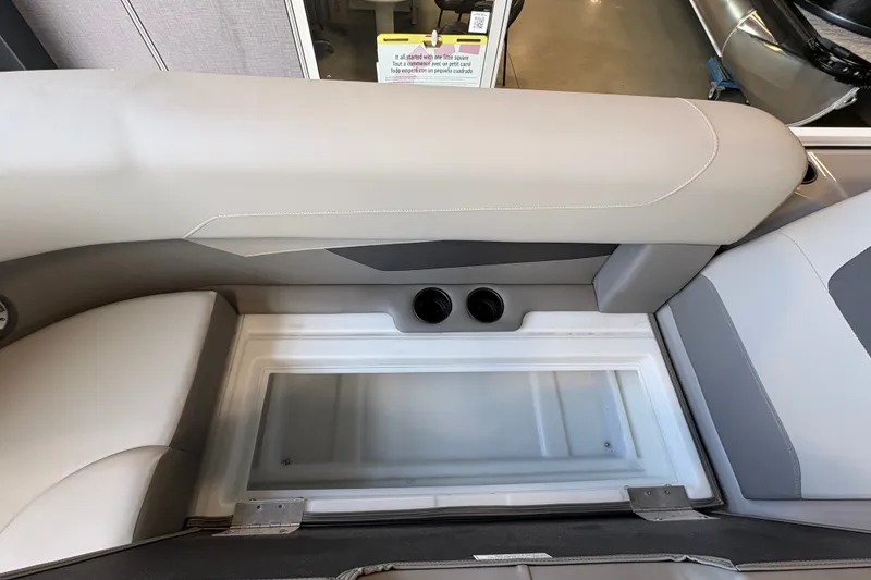 Slide: The Image of Interior storage compartment of 2027 Premier 220 Sunscape RL - DL boat. - 8