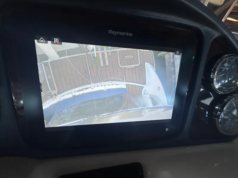 Slide: The Image of A screen on a boat displays an image of the deck and surroundings. - 17