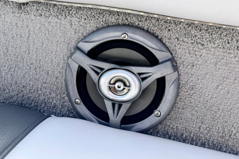 Slide: The Image of Kenwood speaker installed in a 2007 Moomba Outback V boat interior. - 71