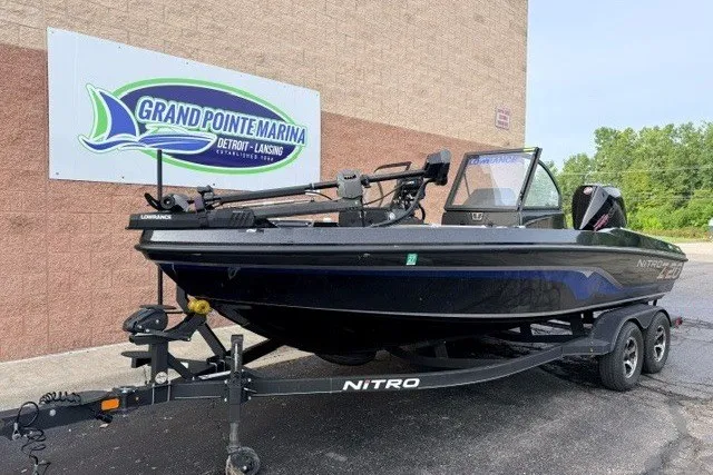 The Image of 2024 Nitro ZV20 boat on trailer at Grand Pointe Marina. - 6