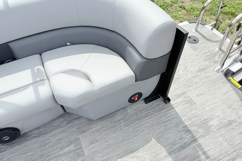 Slide: The Image of Luxurious seating on 2027 Bentley Pontoons Bolt 223, featuring sleek design and premium materials. - 3