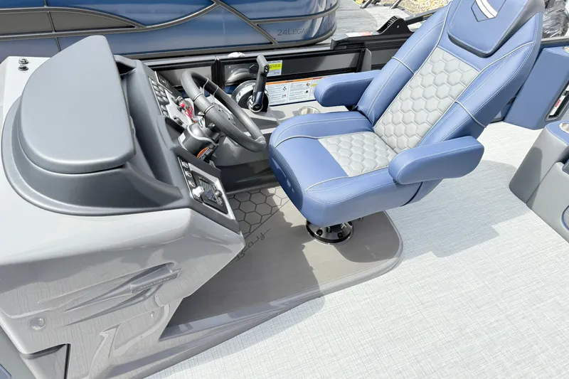 Slide: The Image of Luxury helm seat and console of 2026 South Bay 525UL DC boat. - 11