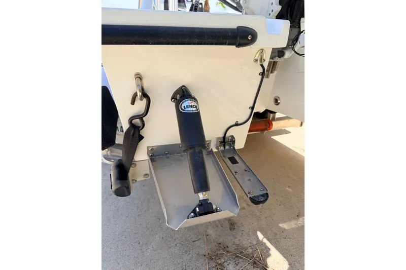Slide: The Image of 2022 Beavertail Skiffs Mosquito 18' boat with Lenco trim tab system. - 6
