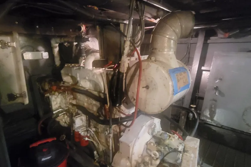 Slide: The Image of Engine room of a 1985 Custom Dinner, Excursion, Passenger vessel. - 9