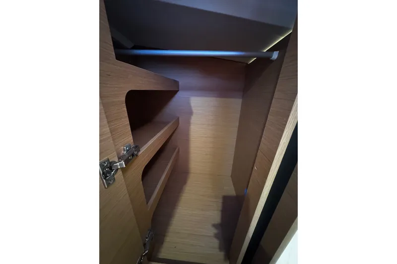 Slide: The Image of Interior wooden cabinet of 2022 Jeanneau Sun Odyssey 440 yacht. - 12