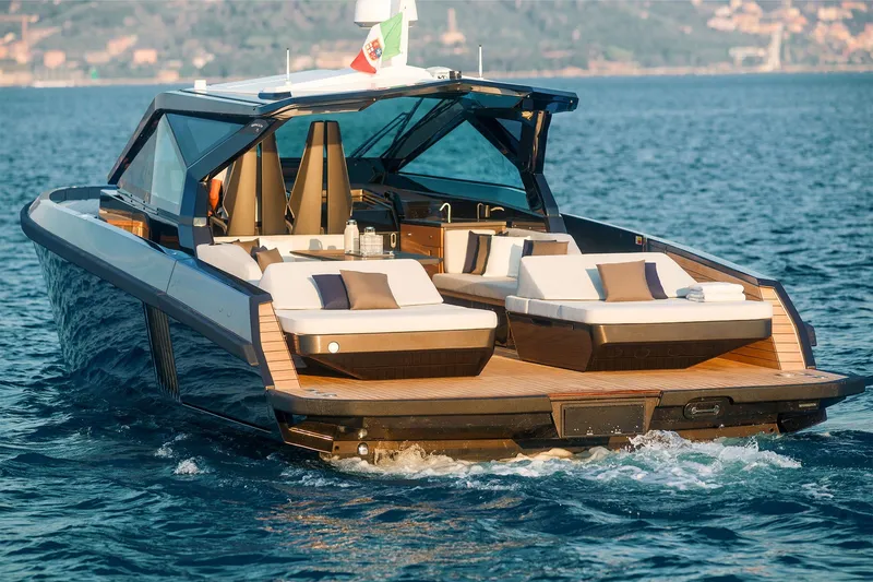 Slide: The Image of Luxury 2027 Wally wallypower50 yacht cruising on open water. - 17