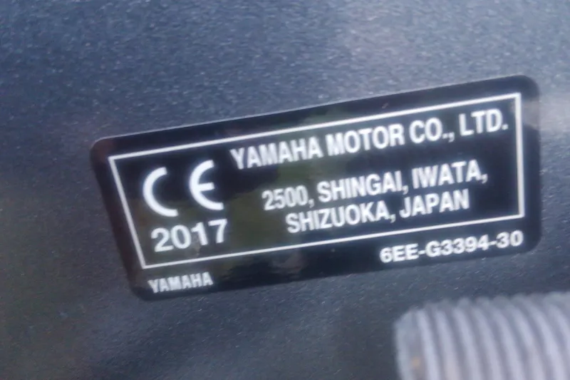 Slide: The Image of Label on Yamaha motor, 2017, Shizuoka, Japan, for Cobia 220 Center Console, 2018. - 20
