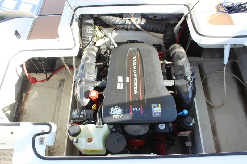 Slide: The Image of Engine compartment of a 2016 Cobalt R5 WSS with Volvo Penta V8 engine. - 35