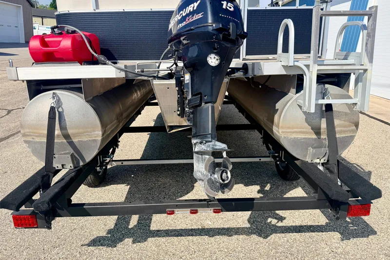 Slide: The Image of 2011 Palm Beach Sport Fish 1623 SE boat with Mercury outboard motor on trailer. - 53