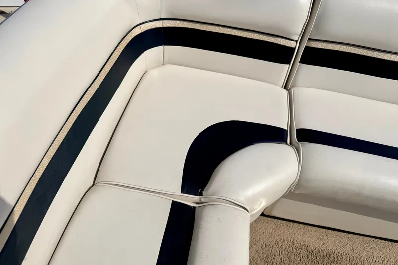 Slide: The Image of White and navy seating on 2011 Palm Beach Sport Fish 1623 SE boat. - 26