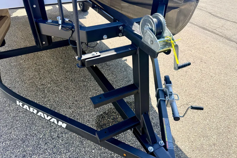 Slide: The Image of Trailer hitch and winch system for 2011 Palm Beach Sport Fish 1623 SE boat. - 56