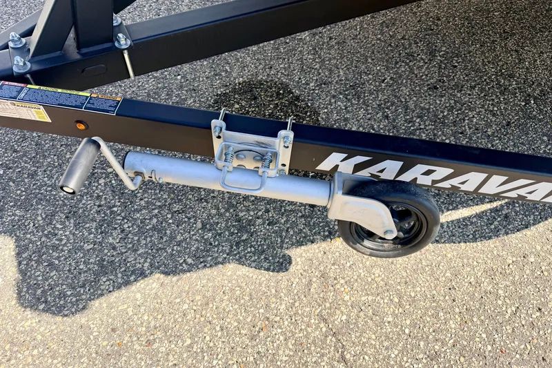 Slide: The Image of Trailer jack wheel on Karavan trailer for 2011 Palm Beach Sport Fish 1623 SE boat. - 51