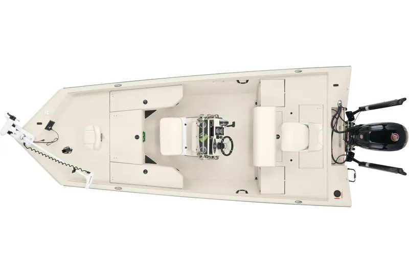 Slide: The Image of Manufacturer Provided Image: Manufacturer Provided Image: 2025 Ranger RB190 boat, top view, showcasing spacious deck and modern design. - 15