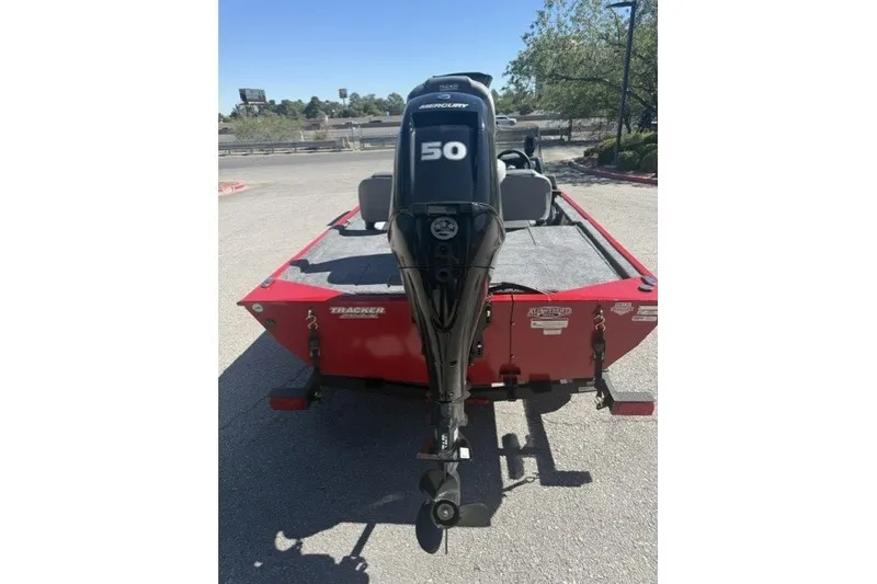 Slide: The Image of 2027 Tracker Bass Tracker Classic XL boat with Mercury 50 outboard motor. - 63