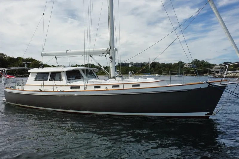 The Image of 2008 Bruckmann 50 MKII sailboat on calm water, showcasing sleek design and craftsmanship. - 0