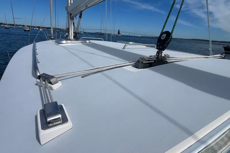 Slide: The Image of Sailing deck of 2008 Bruckmann 50 MKII yacht on a sunny day. - 70