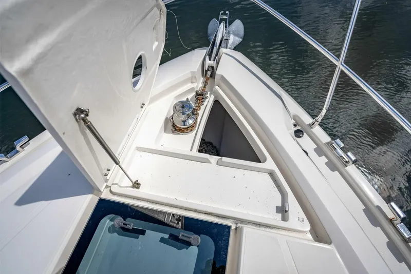 Slide: The Image of 2015 Fairline Targa 48 Open yacht anchor compartment detail. - 35