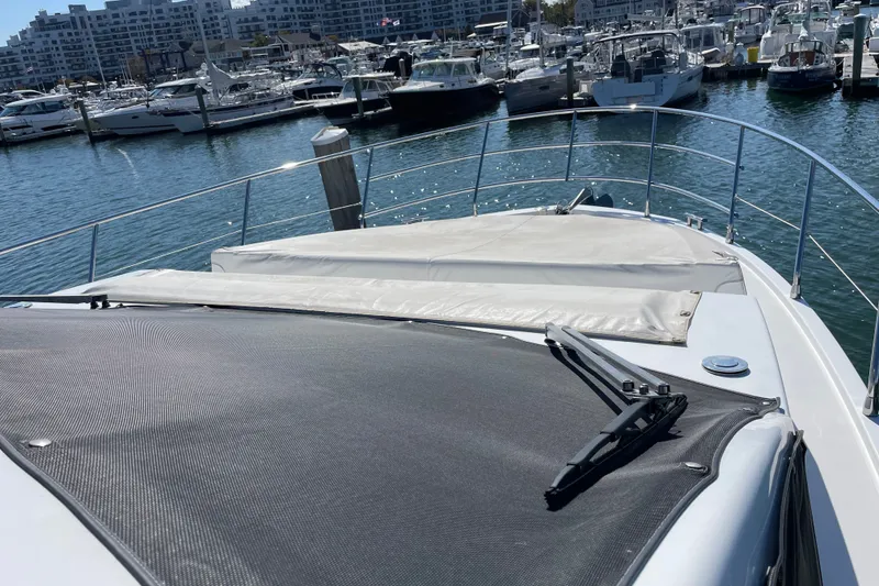 Slide: The Image of 2023 Azimut Fly 50 yacht with bow covers. - 18