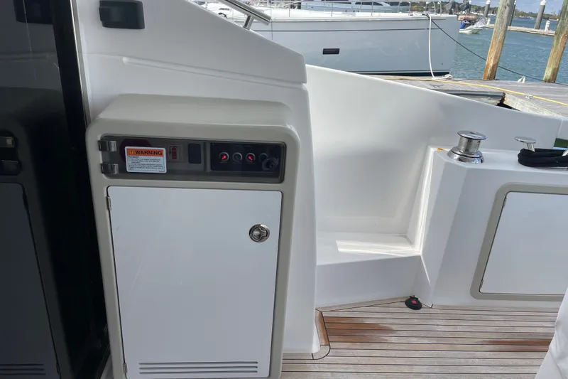 Slide: The Image of Cockpit reefer and aft mooring windlass. - 39