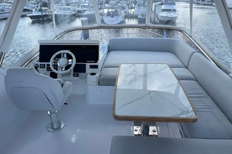 Slide: The Image of Forward view of flybridge. - 55