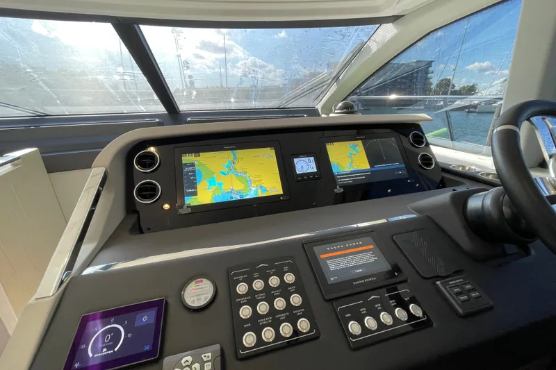 Slide: The Image of Well designed helm layout and electronics. - 28