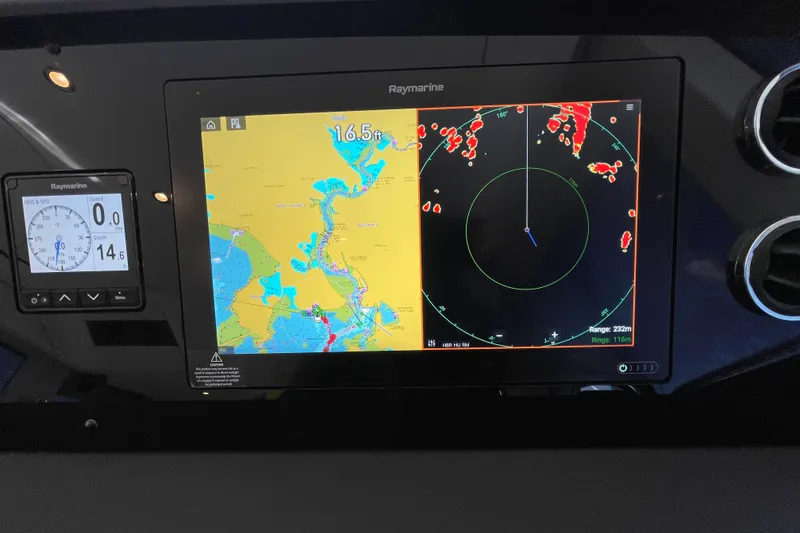 Slide: The Image of Raymarine touch display. - 32