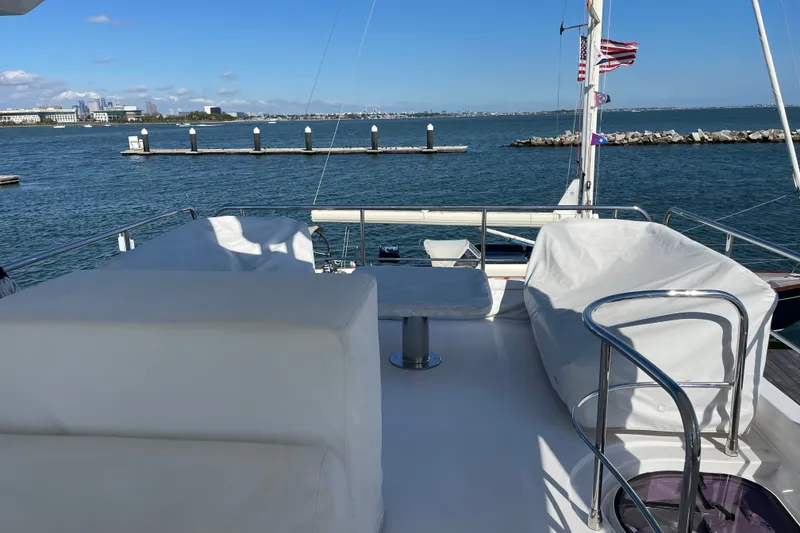 Slide: The Image of Flybridge view of 2023 Azimut Fly 50 yacht. - 3