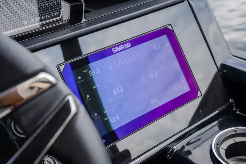 Slide: The Image of Dashboard of 2026 Viaggio Diamante U 26 with Simrad display. - 15