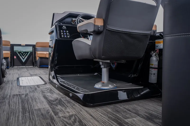 Slide: The Image of Interior of 2026 Viaggio Diamante U 26 boat with modern seating and controls. - 48