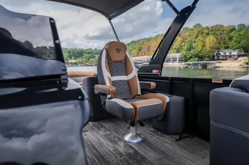 Slide: The Image of Luxurious interior of 2026 Viaggio Diamante U 26 boat with premium seating. - 20