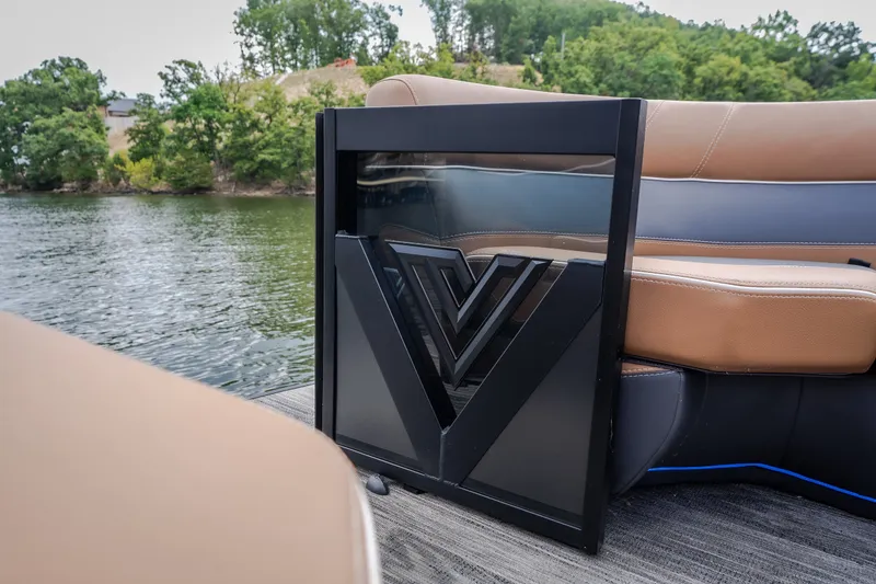 Slide: The Image of Viaggio Diamante U 26 boat interior with stylish seating and sleek design, 2026 model. - 27