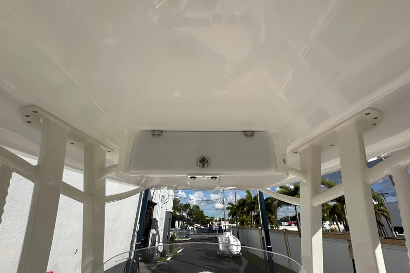 Slide: The Image of 2025 Glasstream 280 Pro-XS boat interior view, showcasing sleek design and sturdy construction. - 26