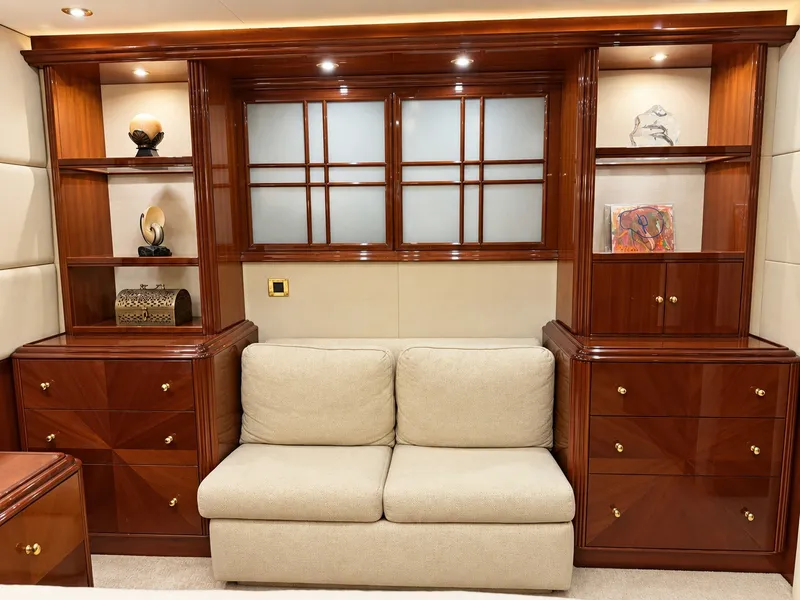 Slide: The Image of Lazzara Yachts 80 Skylounge 2002 - 67